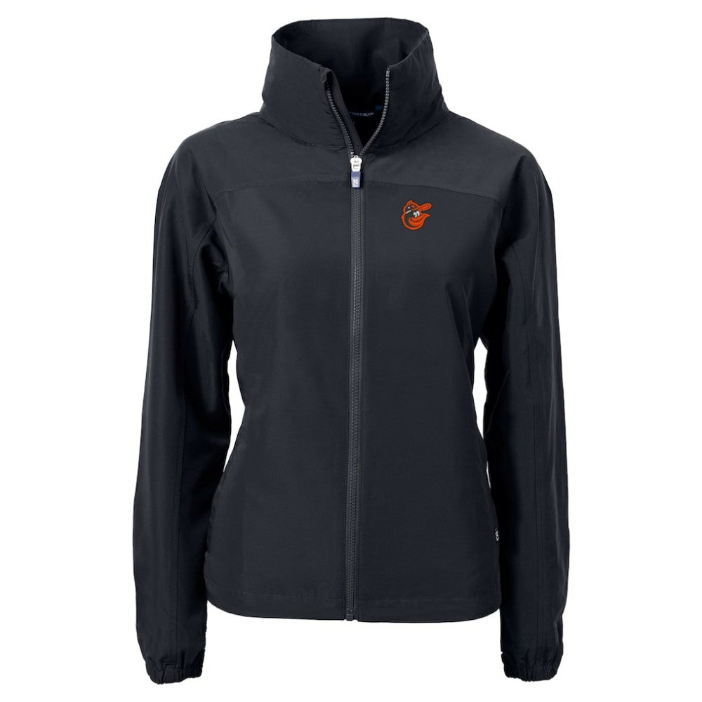 MLB Baltimore Orioles Cutter & Buck Women's  Charter Eco Recycled Full-Zip Jacket