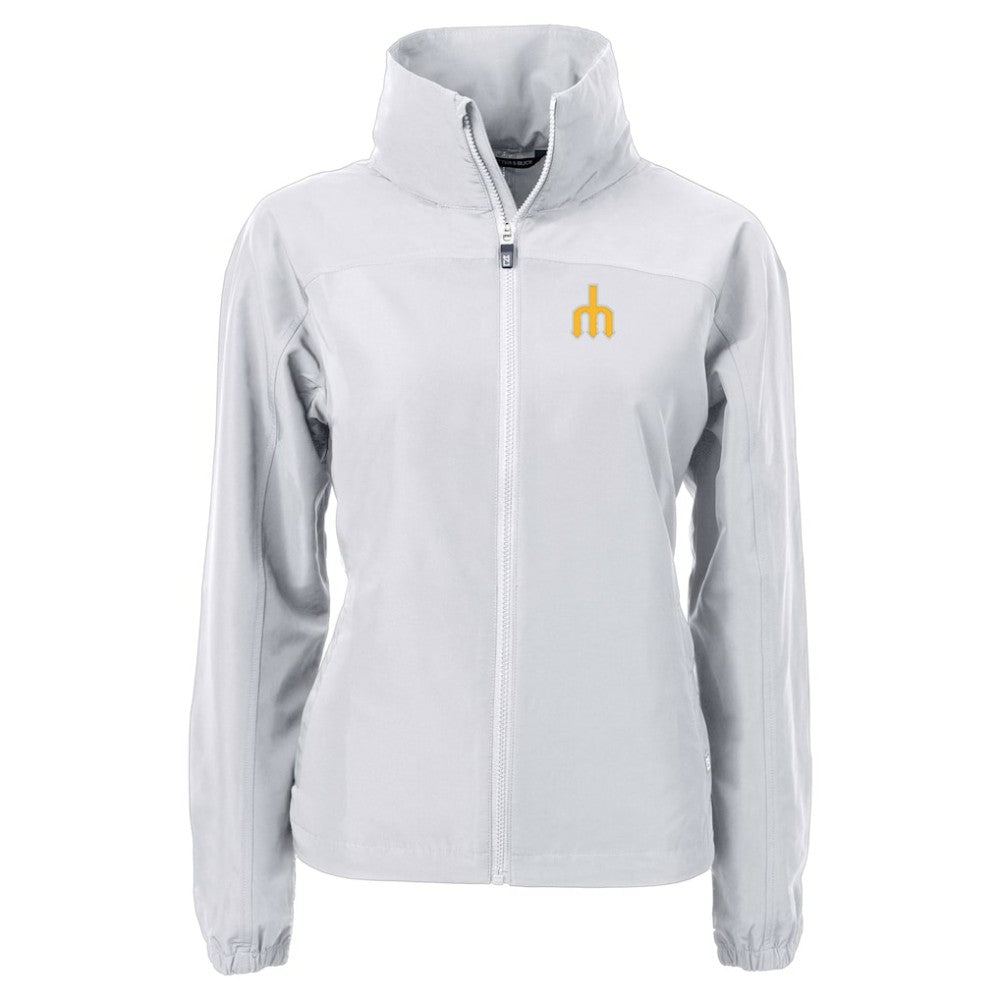 MLB Seattle Mariners Cutter & Buck Women's  Charter Eco Recycled Full-Zip Jacket