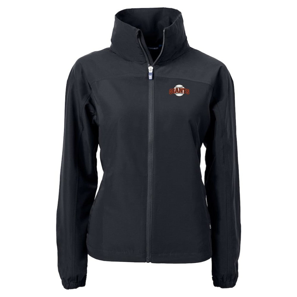 MLB San Francisco Giants Cutter & Buck Women's  Charter Eco Recycled Full-Zip Jacket