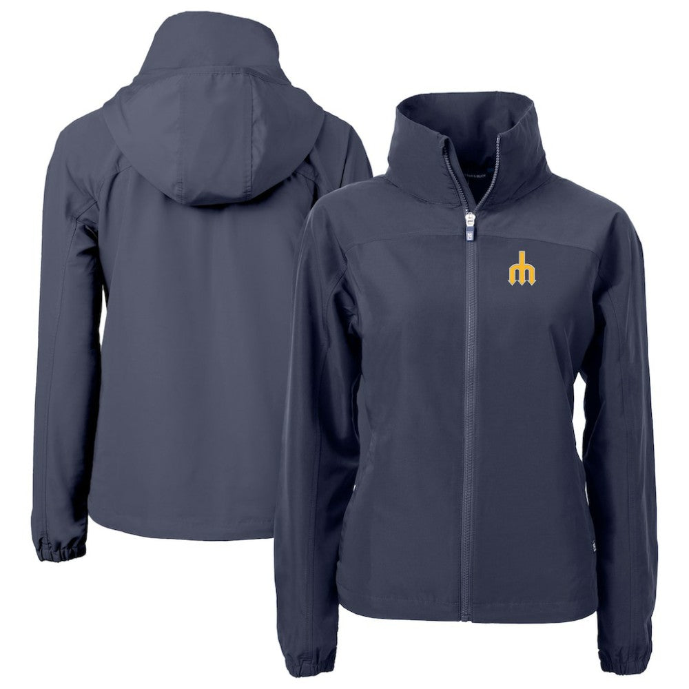 MLB Seattle Mariners Cutter & Buck Women's  Charter Eco Recycled Full-Zip Jacket