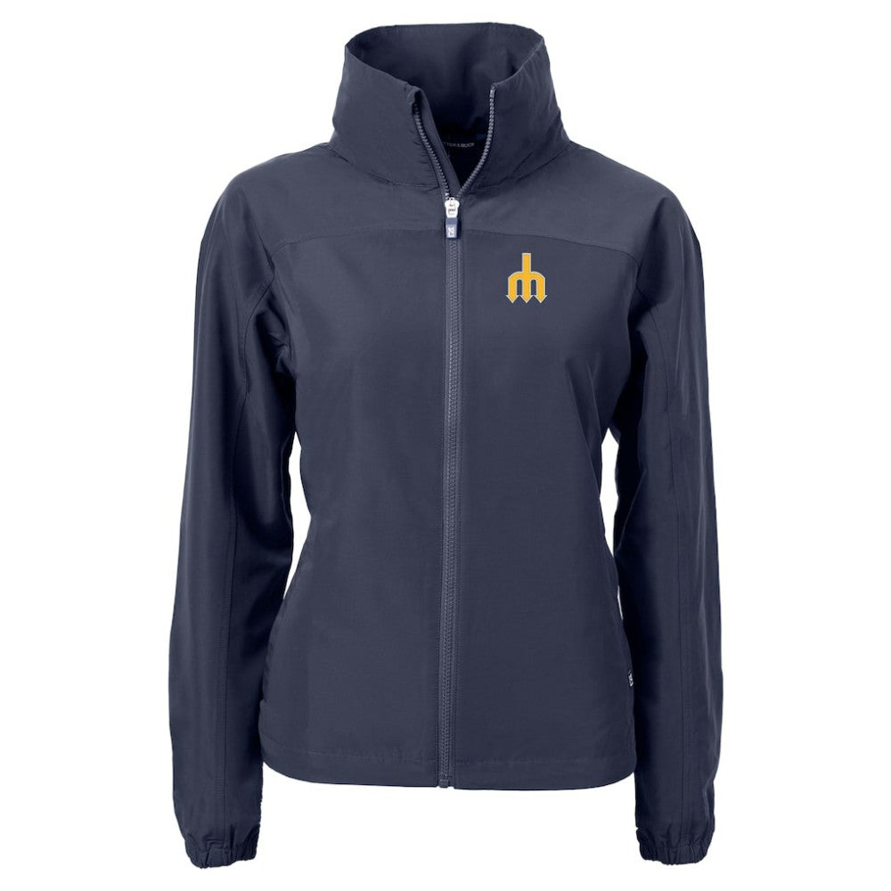 MLB Seattle Mariners Cutter & Buck Women's  Charter Eco Recycled Full-Zip Jacket