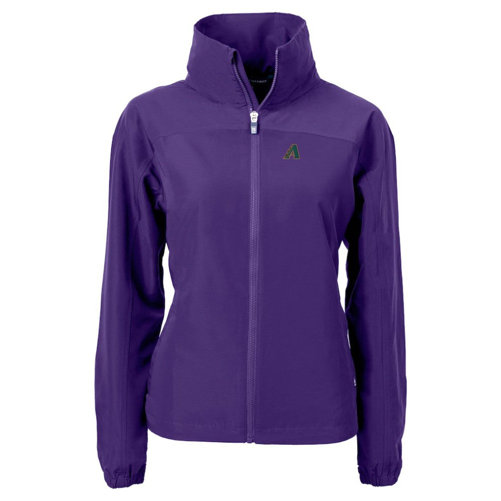 MLB Arizona Diamondbacks Cutter & Buck Women's Charter Eco Recycled Full-Zip Jacket