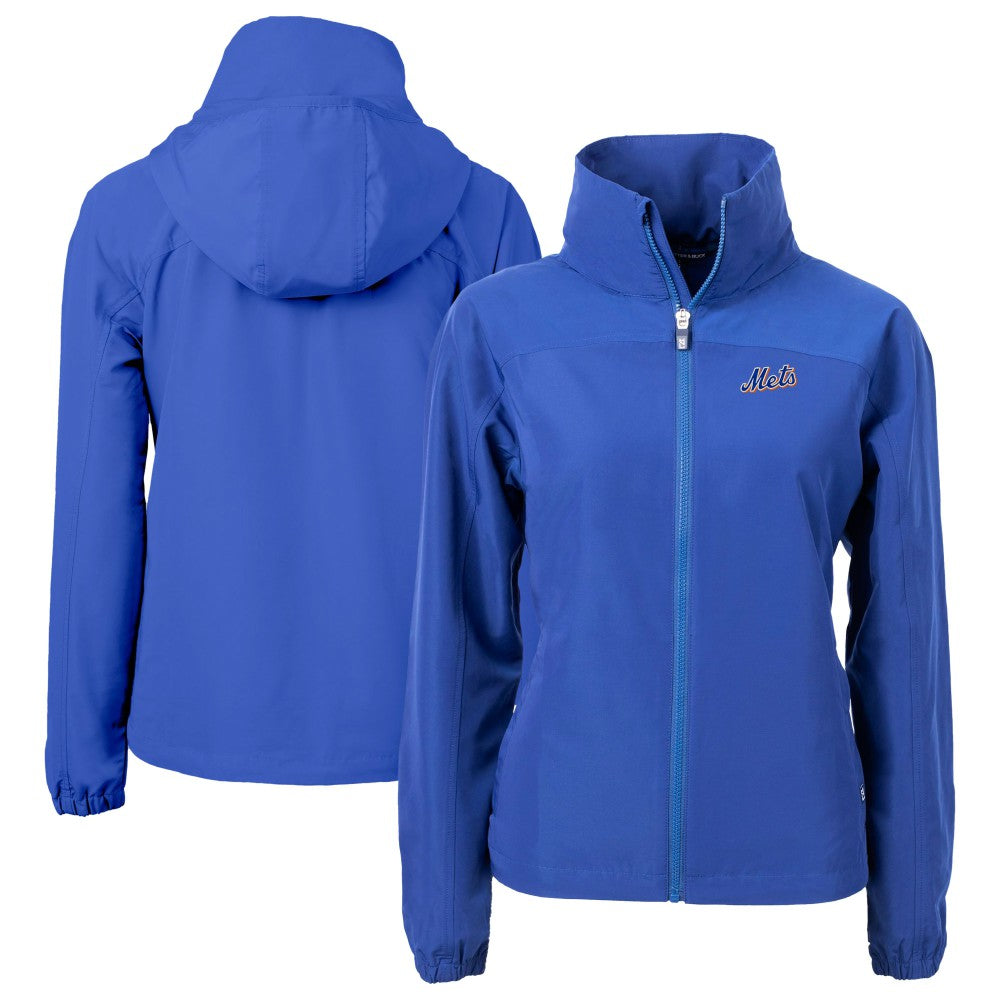 MLB New York Mets Cutter & Buck Women's  Charter Eco Recycled Full-Zip Jacket