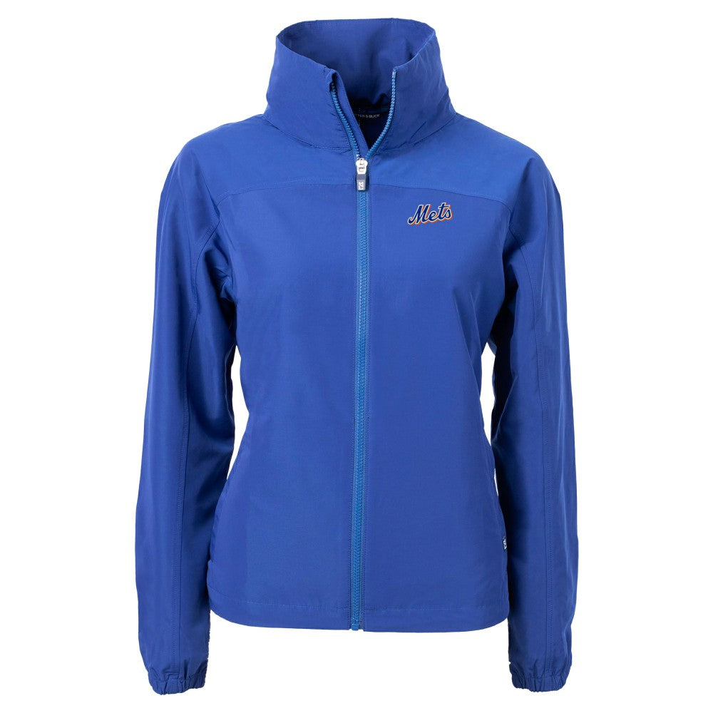 MLB New York Mets Cutter & Buck Women's  Charter Eco Recycled Full-Zip Jacket