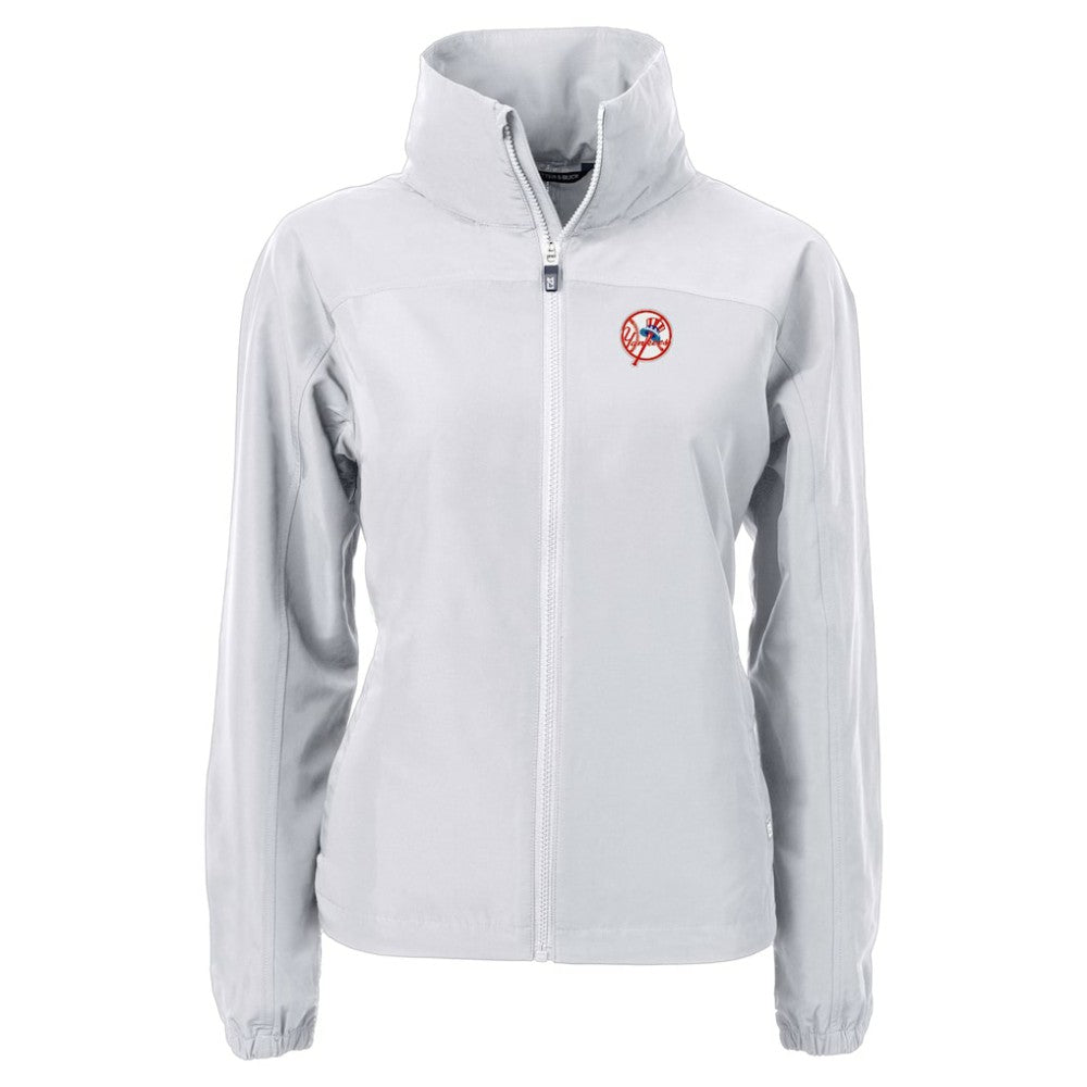 MLB New York Yankees Cutter & Buck Women's Cooperstown Collection Charter Eco Recycled Full-Zip Jacket
