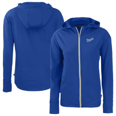 MLB Kansas City Royals Cutter & Buck Women's  Daybreak Eco Recycled Full-Zip Hoodie Jacket