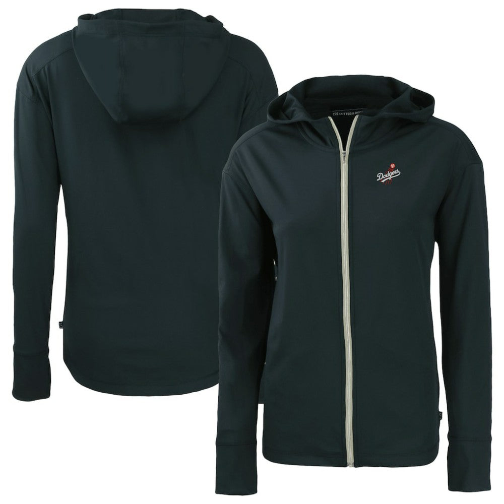 MLB Los Angeles Dodgers Cutter & Buck Women's  Daybreak Eco Recycled Full-Zip Hoodie Jacket