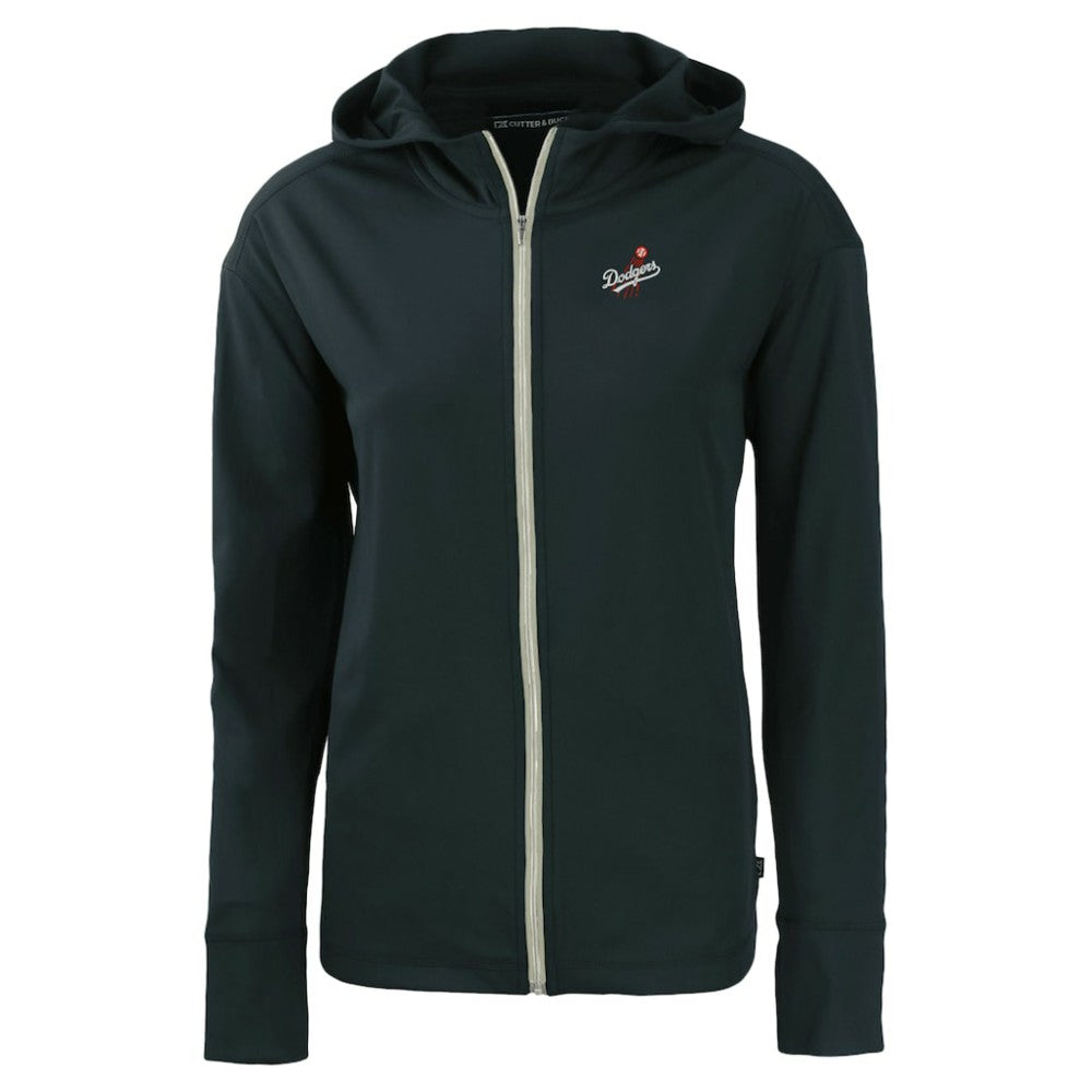 MLB Los Angeles Dodgers Cutter & Buck Women's  Daybreak Eco Recycled Full-Zip Hoodie Jacket