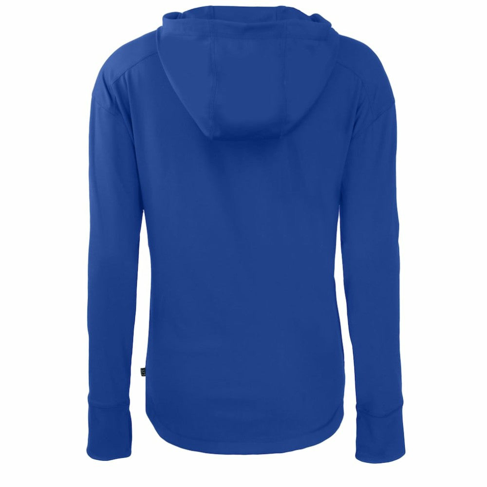 MLB Texas Rangers Cutter & Buck Women's Cooperstown Collection Daybreak Eco Recycled Full-Zip Hoodie Jacket