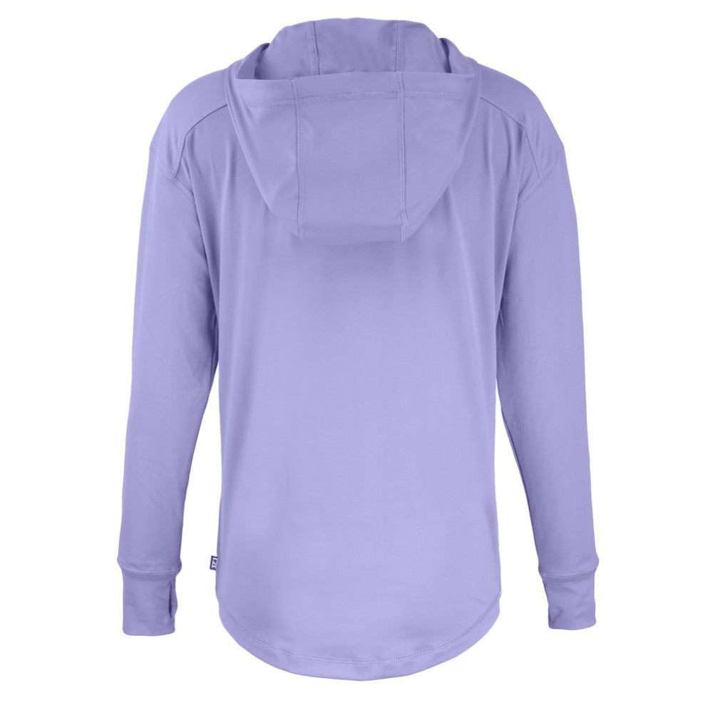 MLB Colorado Rockies Cutter & Buck Women's Daybreak Eco Recycled Half-Zip Hoodie