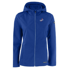 MLB Los Angeles Dodgers Cutter & Buck Women's Evoke Eco Softshell Recycled Full-Zip Jacket