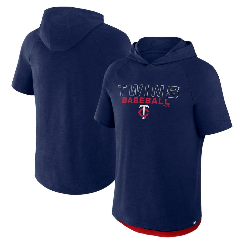 MLB Minnesota Twins Fanatics Clubhouse Optimal Play Raglan Hoodie T-Shirt