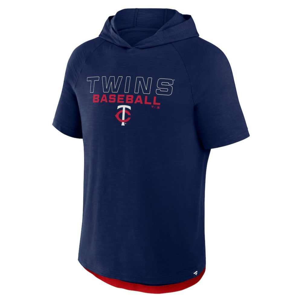 MLB Minnesota Twins Fanatics Clubhouse Optimal Play Raglan Hoodie T-Shirt
