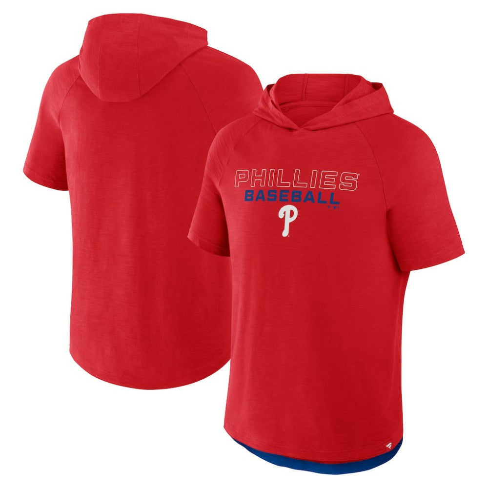 MLB Philadelphia Phillies Fanatics Clubhouse Optimal Play Raglan Hoodie T-Shirt