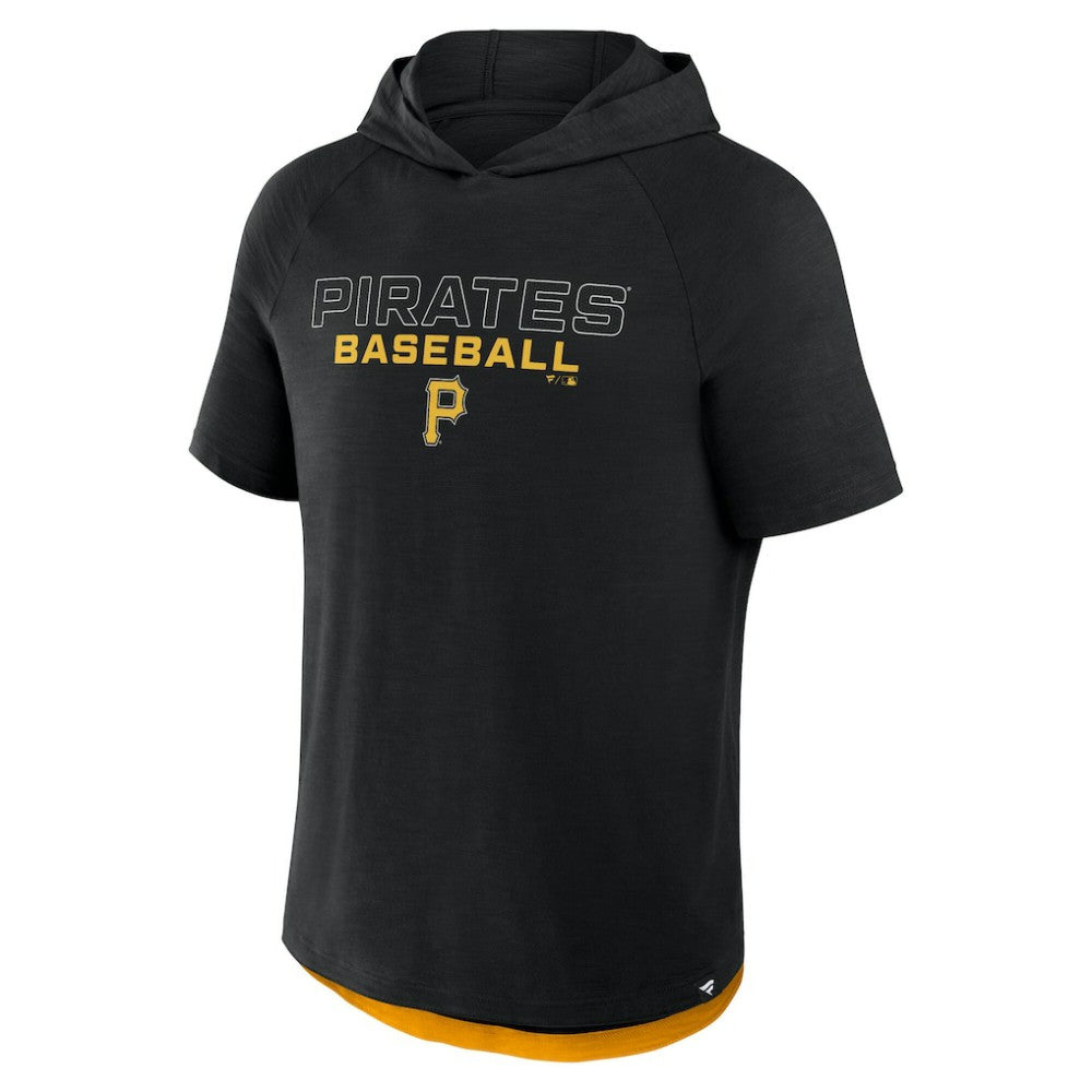 MLB Pittsburgh Pirates Fanatics Clubhouse Optimal Play Raglan Hoodie T-Shirt