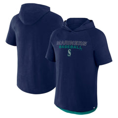MLB Seattle Mariners Fanatics Clubhouse Optimal Play Raglan Hoodie T-Shirt