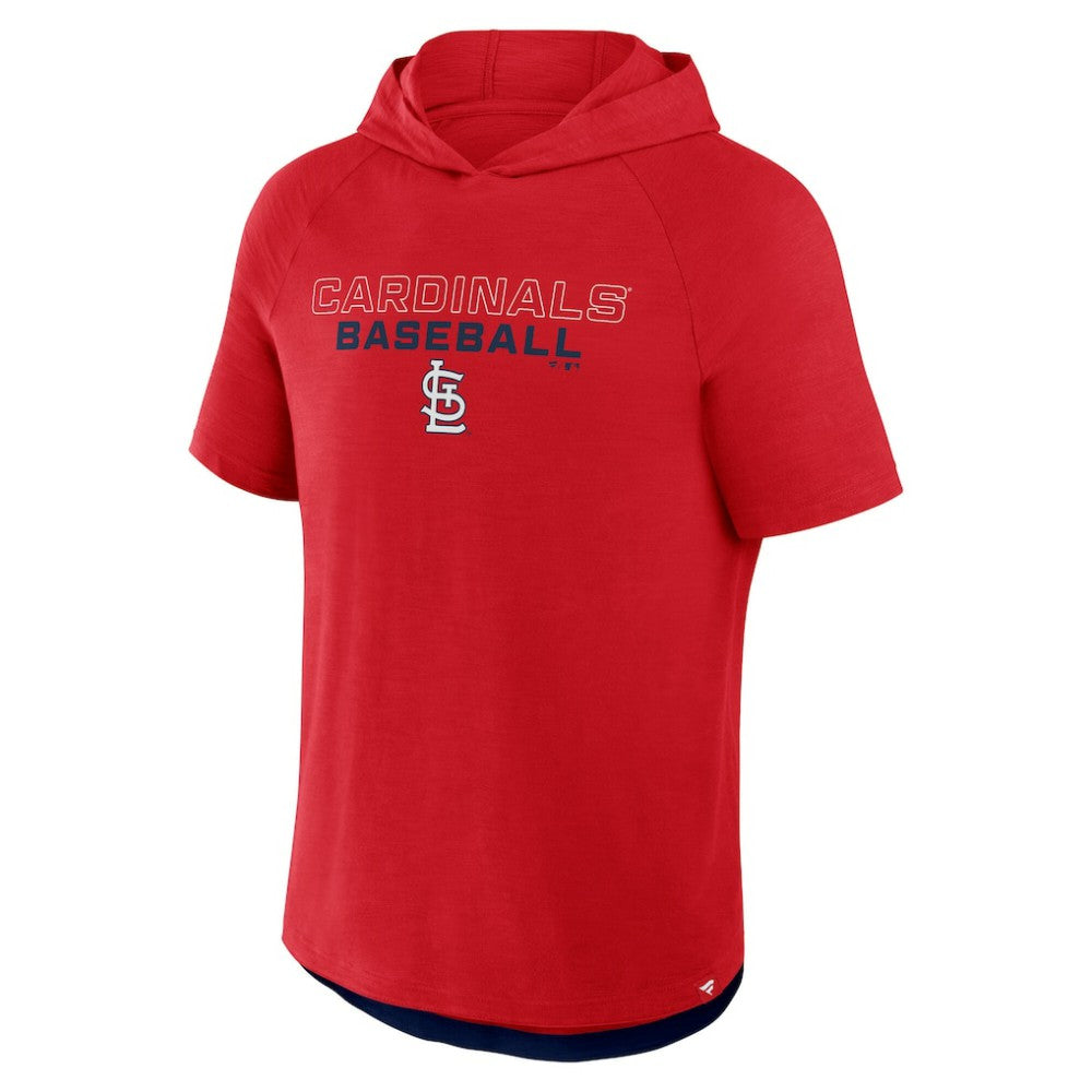 MLB St. Louis Cardinals Fanatics Clubhouse Optimal Play Raglan Hoodie T-Shirt