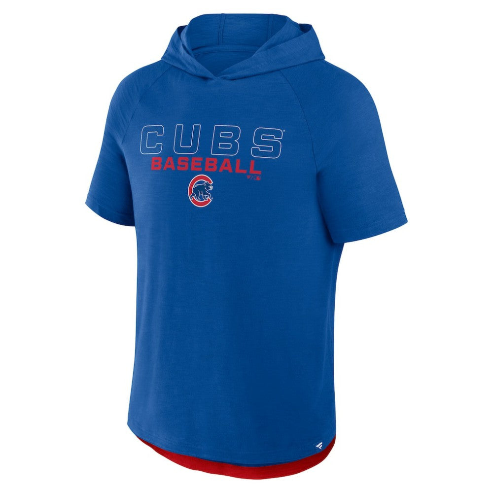 MLB Chicago Cubs Fanatics Clubhouse Optimal Play Raglan Hoodie T-Shirt