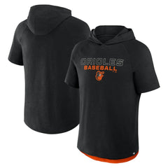 MLB Baltimore Orioles Fanatics Clubhouse Optimal Play Raglan Hoodie T-Shirt