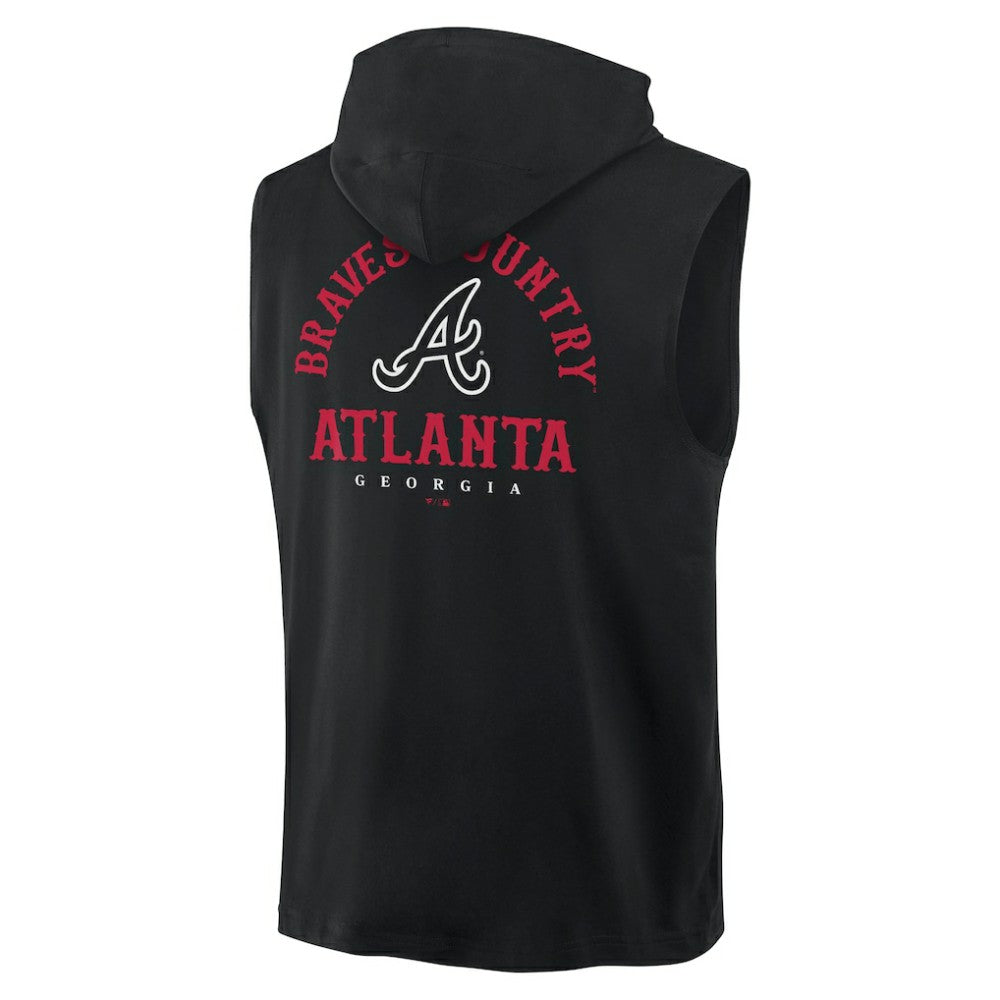 MLB Atlanta Braves Fanatics Fire Speed Sleeveless Pullover Hoodie