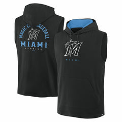 MLB Miami Marlins Fanatics Fire Speed Sleeveless Pullover Hoodie