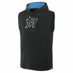 MLB Miami Marlins Fanatics Fire Speed Sleeveless Pullover Hoodie