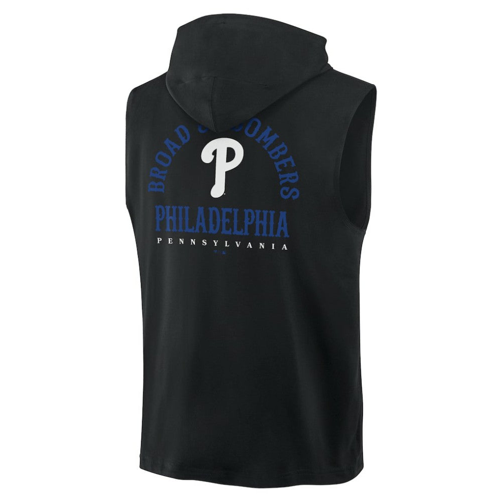 MLB Philadelphia Phillies Fanatics Fire Speed Sleeveless Pullover Hoodie