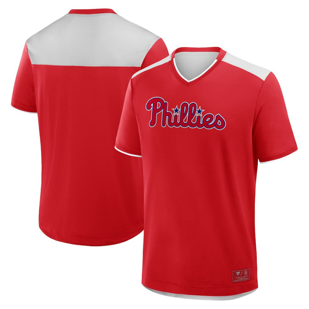 MLB Philadelphia Phillies Fanatics Walk Off V-Neck T-Shirt