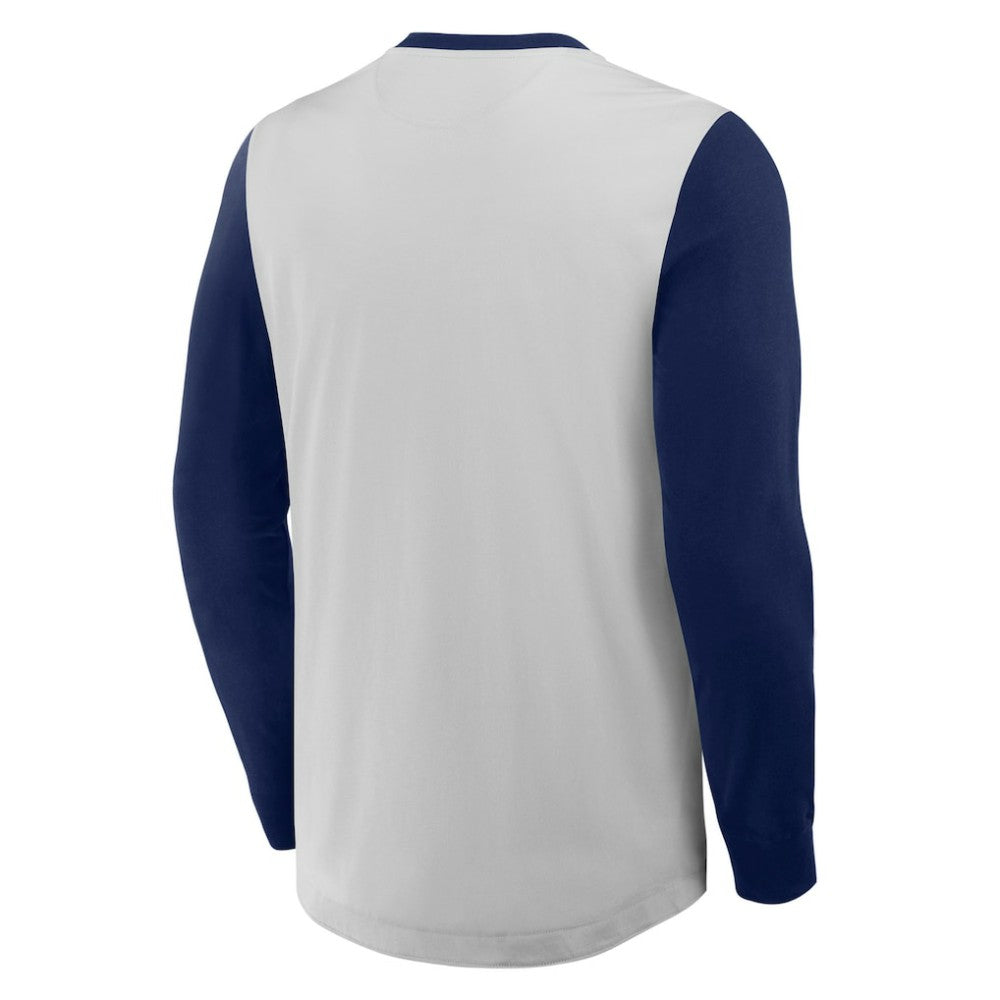 MLB Atlanta Braves Fanatics Clubhouse Long Sleeve Henley Shirt