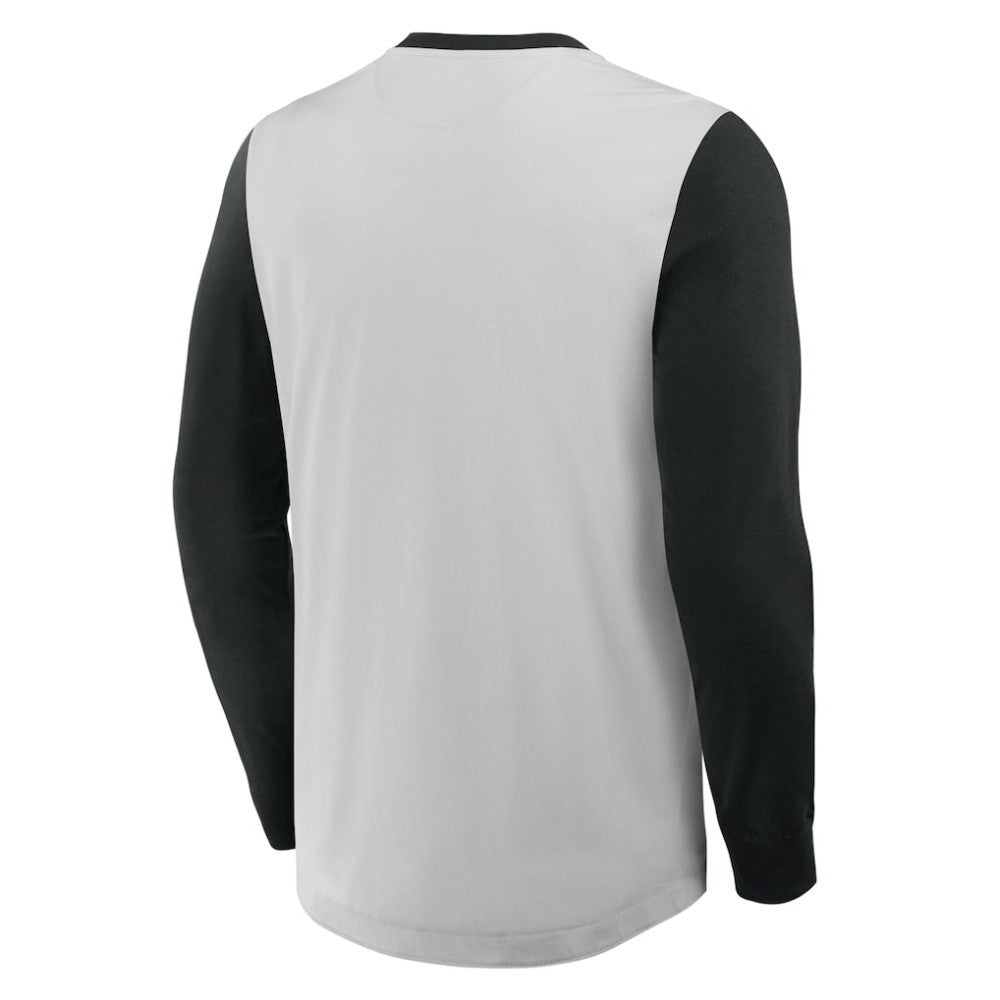 MLB Baltimore Orioles Fanatics Clubhouse Long Sleeve Henley Shirt
