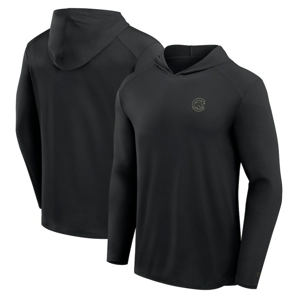 MLB Chicago Cubs Fanatics Front Office Power Mono Long Sleeve Hoodie T-Shirt