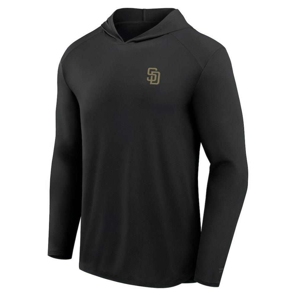 MLB San Diego Padres Fanatics Front Office Power Mono Long Sleeve Hoodie T-Shirt