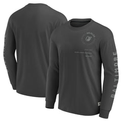MLB Baltimore Orioles Fanatics Elements Future Ground Tonal Info Long Sleeve T-Shirt