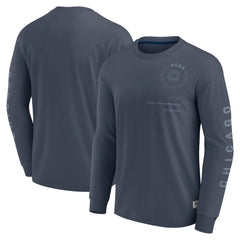 MLB Chicago Cubs Fanatics Elements Future Ground Tonal Info Long Sleeve T-Shirt