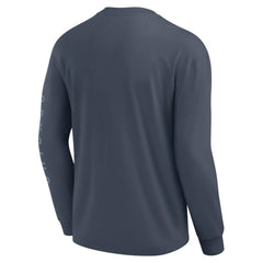MLB Chicago Cubs Fanatics Elements Future Ground Tonal Info Long Sleeve T-Shirt