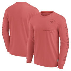 MLB Philadelphia Phillies Fanatics Elements Future Ground Tonal Info Long Sleeve T-Shirt