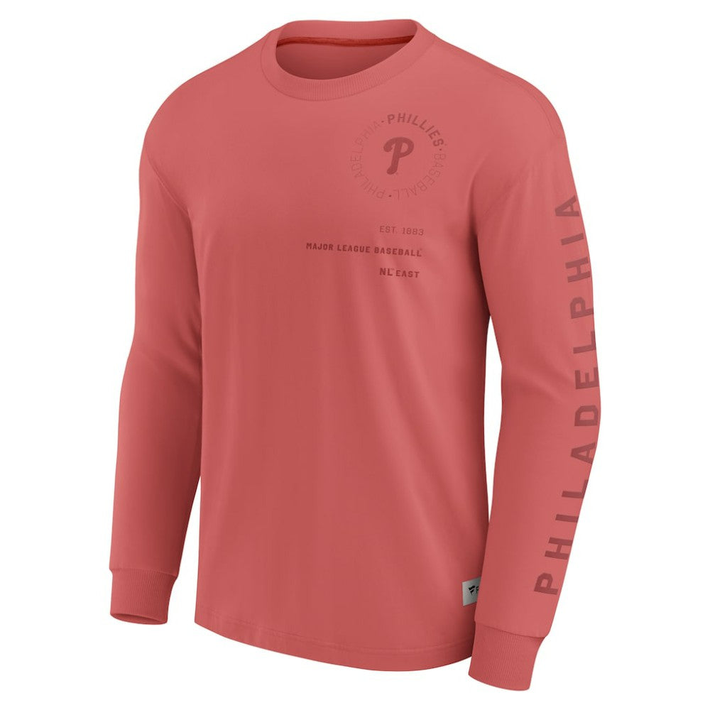 MLB Philadelphia Phillies Fanatics Elements Future Ground Tonal Info Long Sleeve T-Shirt