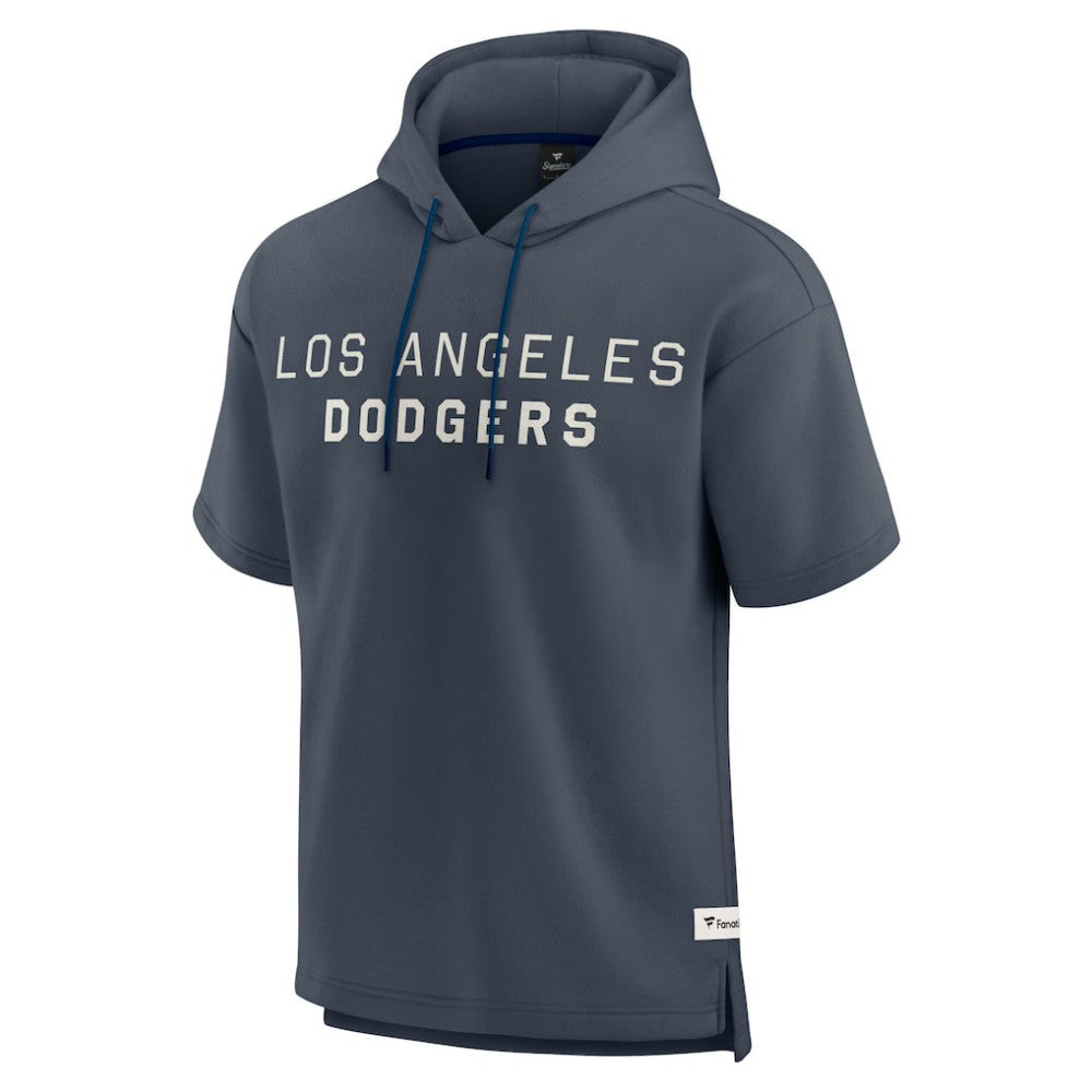 MLB Los Angeles Dodgers Fanatics Elements Future Ground Lettering Short Sleeve Pullover Hoodie