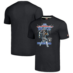 Bo Jackson  Homage Unisex NFL Blitz Retired Player Tri-Blend T-Shirt - Las Vegas Raiders