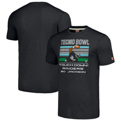 Bo Jackson  Homage Unisex Tecmo Bowl Retired Player Graphic Tri-Blend T-Shirt - Las Vegas Raiders