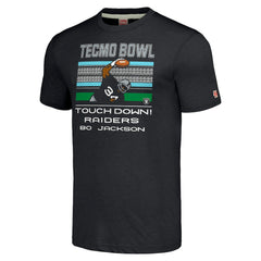 Bo Jackson  Homage Unisex Tecmo Bowl Retired Player Graphic Tri-Blend T-Shirt - Las Vegas Raiders