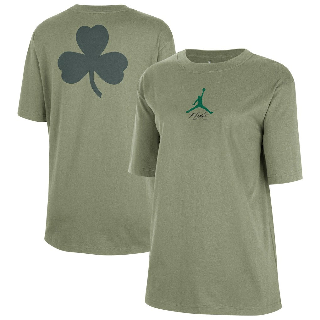 NBA Boston Celtics Jordan Brand Women's Courtside Statement Edition Boyfriend T-Shirt