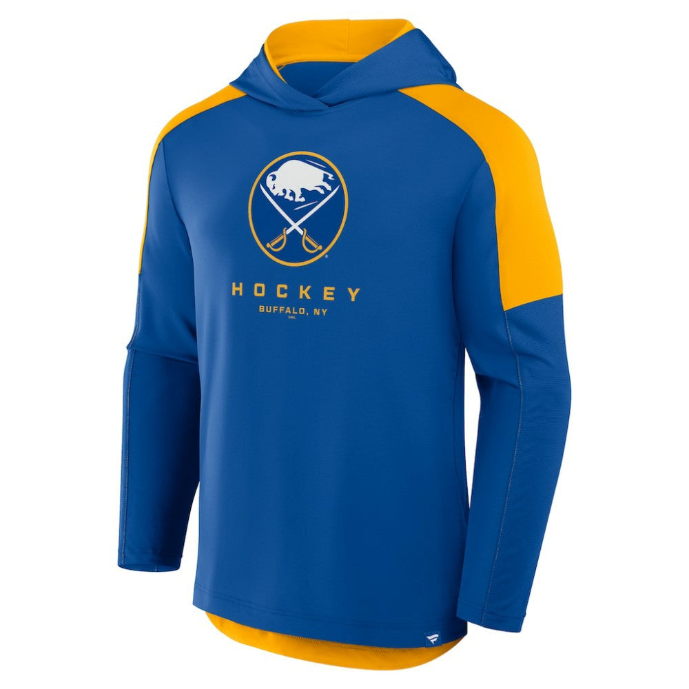 NHL Royal Buffalo Sabres Fanatics Meta Game Transitional Pullover Hoodie