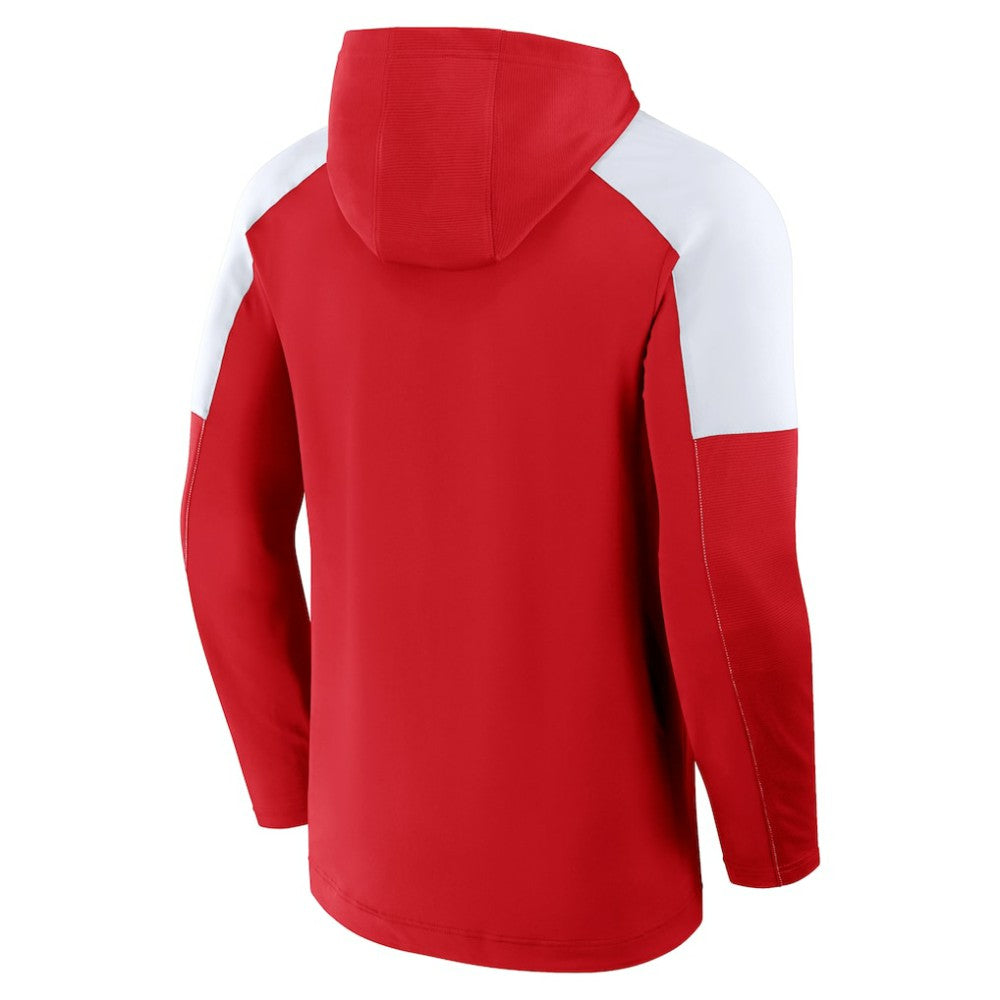 NHL Red Detroit Red Wings Fanatics Meta Game Transitional Pullover Hoodie