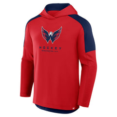 NHL Red Washington Capitals Fanatics Meta Game Transitional Pullover Hoodie