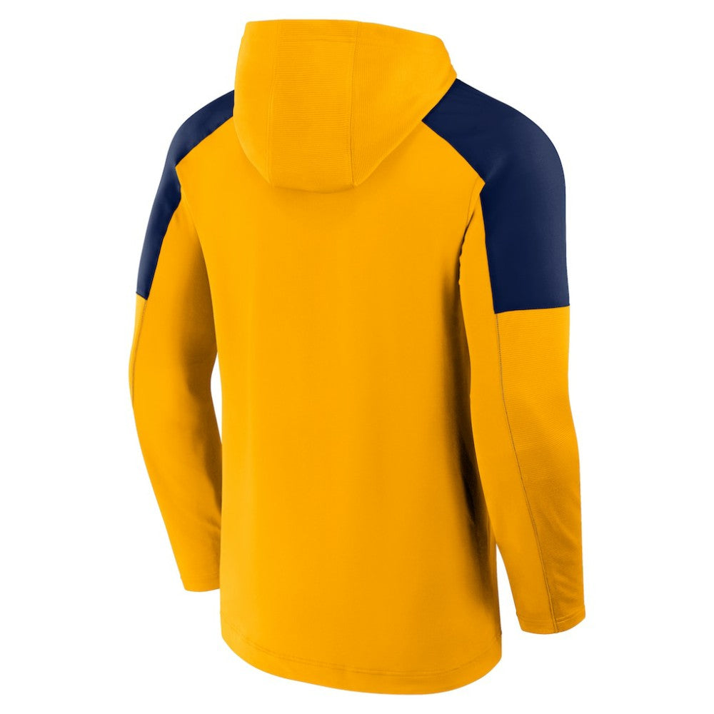 NHL Gold Nashville Predators Fanatics Meta Game Transitional Pullover Hoodie