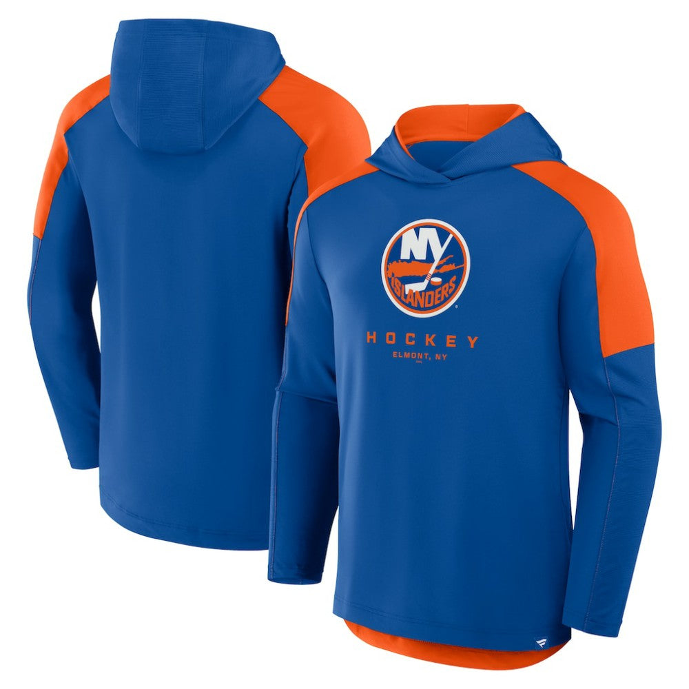 NHL Royal New York Islanders Fanatics Meta Game Transitional Pullover Hoodie