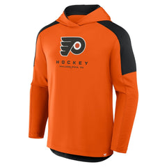 NHL Orange Philadelphia Flyers Fanatics Meta Game Transitional Pullover Hoodie