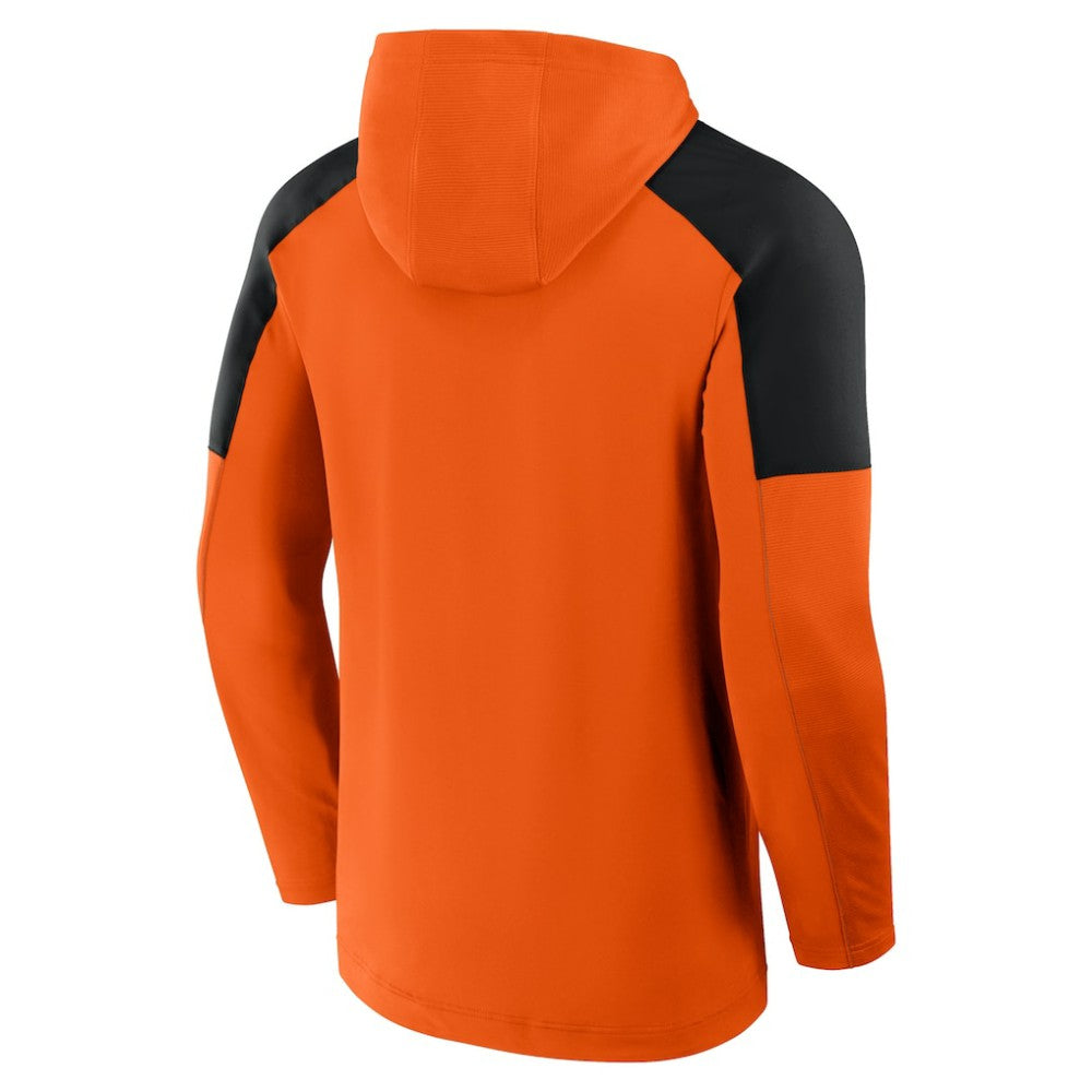NHL Orange Philadelphia Flyers Fanatics Meta Game Transitional Pullover Hoodie