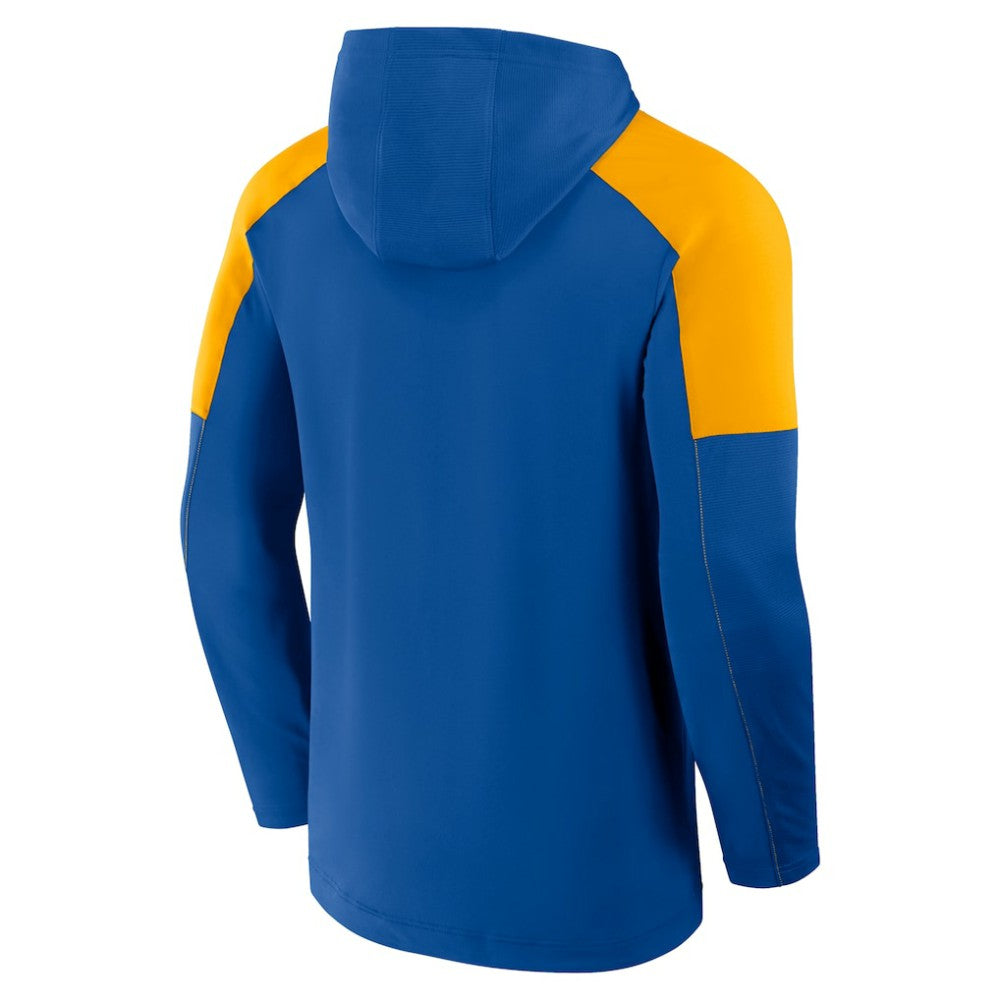 NHL Royal St. Louis Blues Fanatics Meta Game Transitional Pullover Hoodie